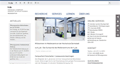 Desktop Screenshot of bib.h-da.de