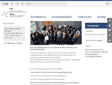 Tablet Screenshot of fbmk.h-da.de